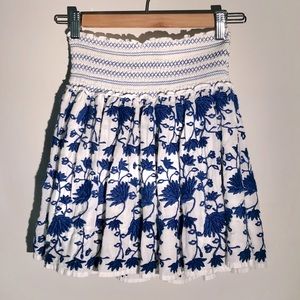 Rare! LoveShackFancy Embroidered Skirt - S